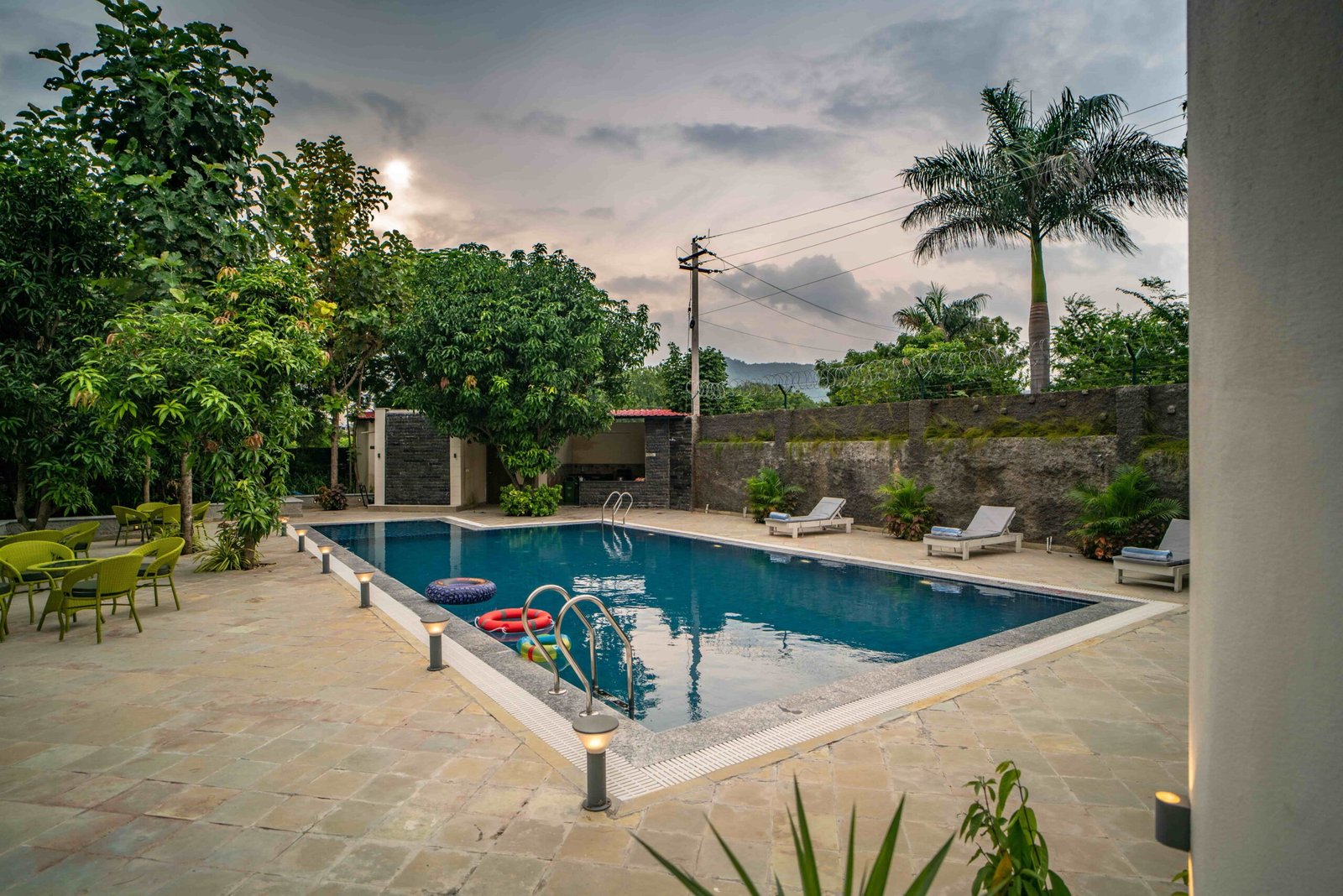 private swimming pool villa
